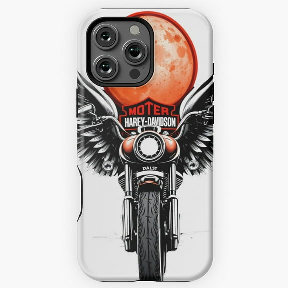 Vintage Harley Davidson Motorcycle Phone Case for iPhone 16 15 14 13 12 11 Pro Max - Aesthetic Phone