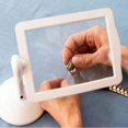 thumbnail image 2 of Y-Loong 3x Reading Full-page Magnifier Led Magnifying Wallfire Loupe Glasses Desk, 2 of 4
