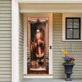 thumbnail image 3 of Santa Delivering Decorative Tapestry Polyester Material Durable Fade-Resistant Washable Double-Sided Easy to Hang for Holiday Party Photo Taking Home Wall Decor Family Gatherings, 3 of 5