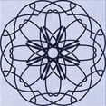 thumbnail image 1 of Ahgly Company Tapis de Zone Carré Lavable en Machine Lavande Bleue, 5 Pieds Carré, 1 of 7