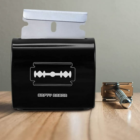 GENEMA Blade Disposal Case Safe Storage Bank Razor Blade Box 300 Pcs Blade Capacity
