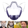 thumbnail image 3 of 2 piezas de mascarilla transparente cubierta reutilizable Anti SM SunniMix cubierta facial transparente, 3 of 6