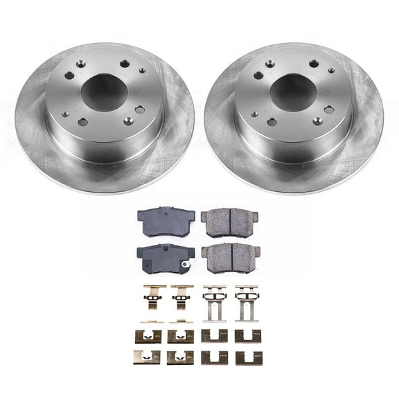 Ultimate Brakes Rear Ceramic Brake Pad and Rotor Kit with Hardware WM81008