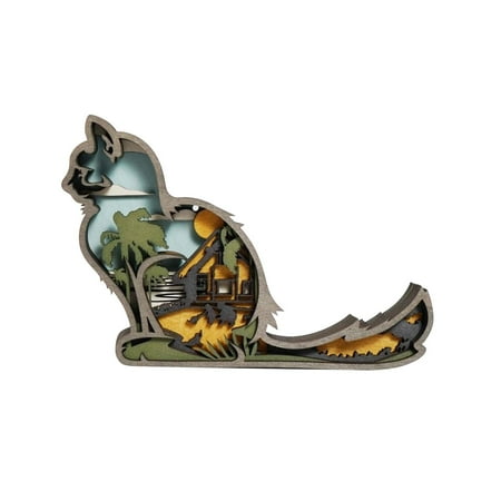 Walmart for Modern Wooden Statue Animals Figurines Wall Sculpture Ornament 18x14x3cm | Fandom Shop Walmart for Modern Wooden Statue Animals Figurines Wall Sculpture Ornament 18x14x3cm | Fandom Shop