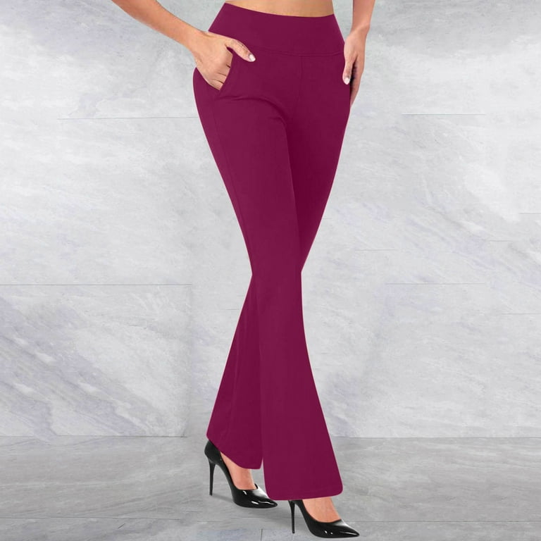 Moxiu Women's Yoga Dress Pants,Flare Dress Pants Women Stretchy High Waisted Work Trousers Comfy Bootcut Plain Business Office Trouser 2025 Red XL - Walmart.com Moxiu Women's Yoga Dress Pants,Flare Dress Pants Women Stretchy High Waisted Work Trousers Comfy Bootcut Plain Business Office Trouser 2025 Red XL - Walmart.com