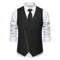 thumbnail image 5 of Men's Fashion Solid Color Suit Vest, 5 of 6