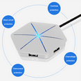 thumbnail image 4 of Concentrador USB Concentrador de datos vertical con cable largo Cable de extensión USB de 6 puertos Puertos USB adicionales Xemadio 2033784-2, 4 of 9