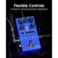 thumbnail image 3 of Pedal de Guitarra FLAMMA Estéreo con 11 Efectos de Modulación True Bypass FS03, 3 of 7
