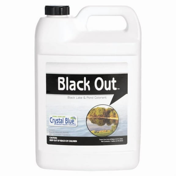Black Out 1 Gal. 1-Acre Reflective Lake & Pond Colorant 00311