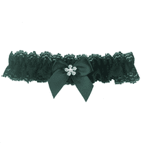 Elegant Lace dark green Garters for Bride Wedding Garter Bridal Garters Party Leg Thigh Garter Belt