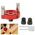 thumbnail image 3 of Vertical Self Centering Dowel Jig, Easy To Use Wood Panel Hole Puncher Locator  For Woodworking Tool, 3 of 8