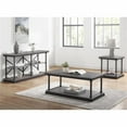 thumbnail image 5 of Bowery Hill Wood 2-Piece Coffee Table Set in Antique Gray Finish, 5 of 8