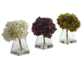 thumbnail image 1 of Hortensia avec Vase (Ensemble de 3), 1 of 7