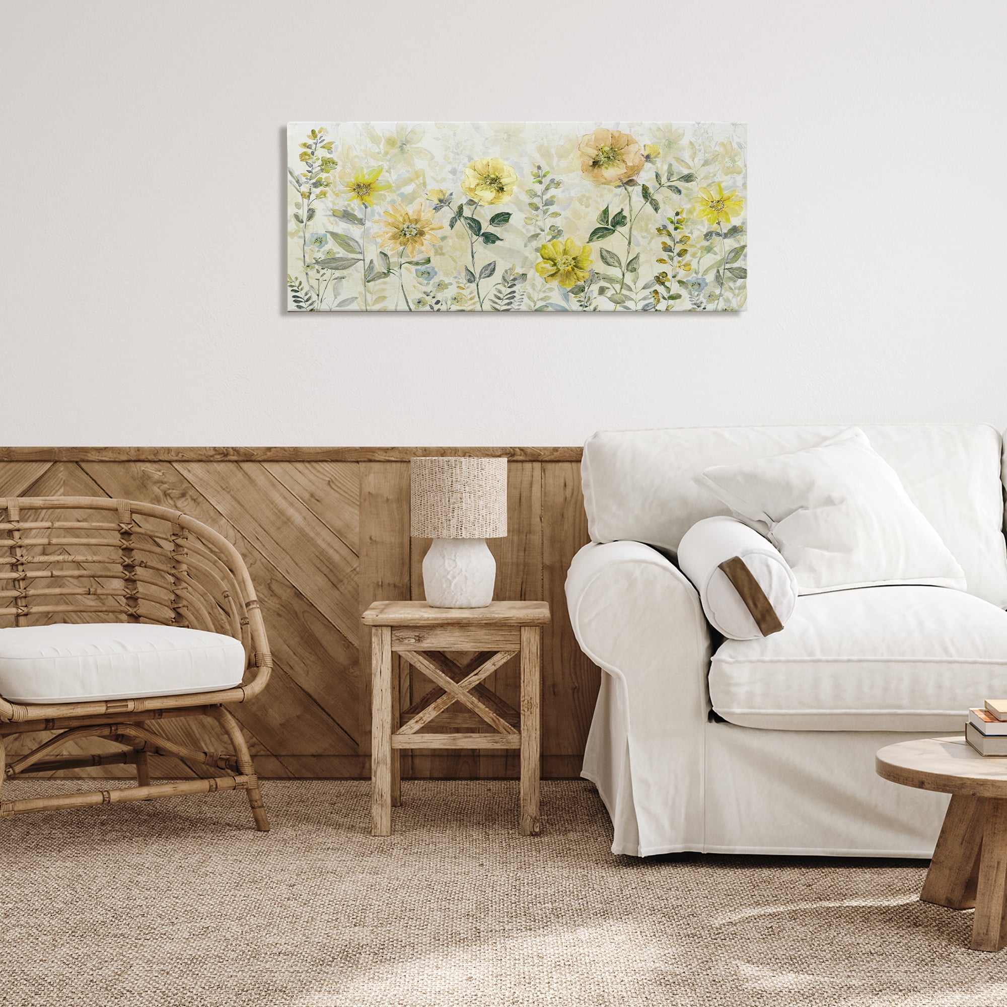 Stupell Industries Yellow Buttercup Garden Canvas Wall Art, design by Sally Swatland