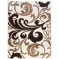 thumbnail image 1 of Infinity Home 600625 5 ft. 3 in. x 7 ft. 3 Ruby Leslie Fleur De Lis Area Rug - Ivory, 1 of 1