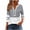 Gray #A, variant on AKOEE Polyester Long Sleeve T-Shirts Womens Half Zip Colorblock Striped Tshirts Spring Fall Winter Casual Tops (XL, White)
