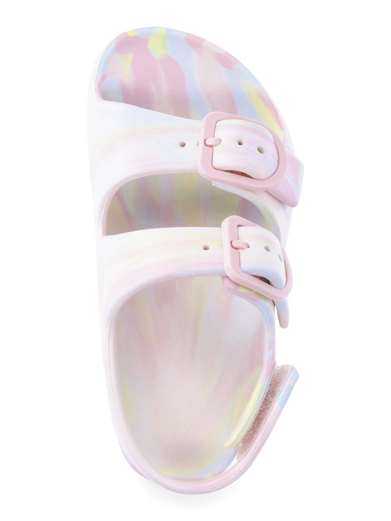 Wonder Nation Toddler Kids EVA Two Buckle Sandal, 2- Pack