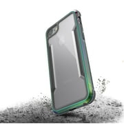 Raptic Shield Case Compatible with new iPhone SE 2022, iPhone SE, iPhone 8, iPhone 7, iPhone 6 Case, Shock Absorbing Protection, Aluminum Frame, 10ft Drop Tested, Iridescent