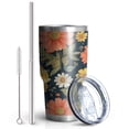thumbnail image 2 of 30oz Pioneer Flower Tumblers Stainless Steel Tumbler with Lid and Straw,Vacuum Insulated Double Wall Travel Tumbler Cups Mug with Cleaning Brush for Coffee,Tea, 2 of 7