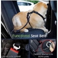 thumbnail image 3 of Chaleco de seguridad para perros VavoPaw con hebilla ajustable negro XXL, 3 of 7