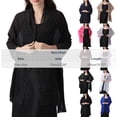 thumbnail image 3 of Fewfanhot Glitter Dot Chiffon Shawl Wrap, Long Sleeve Sheer Cardigan Cover Up for Women Evening Wedding Party Dress, 3 of 6