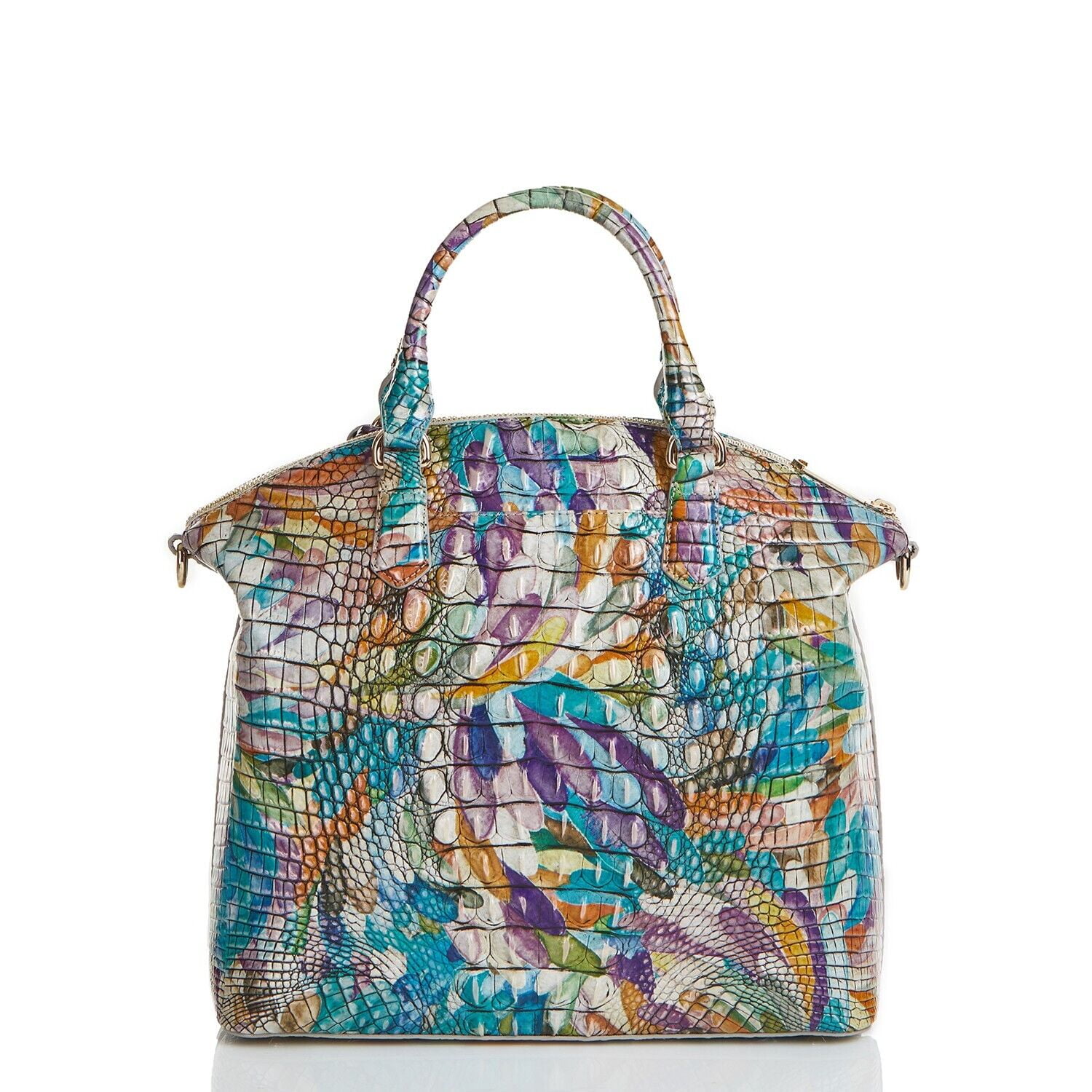 Brahmin Melbourne Large Duxbury Satchel (Kyanite) Handbags - Yahoo Shopping