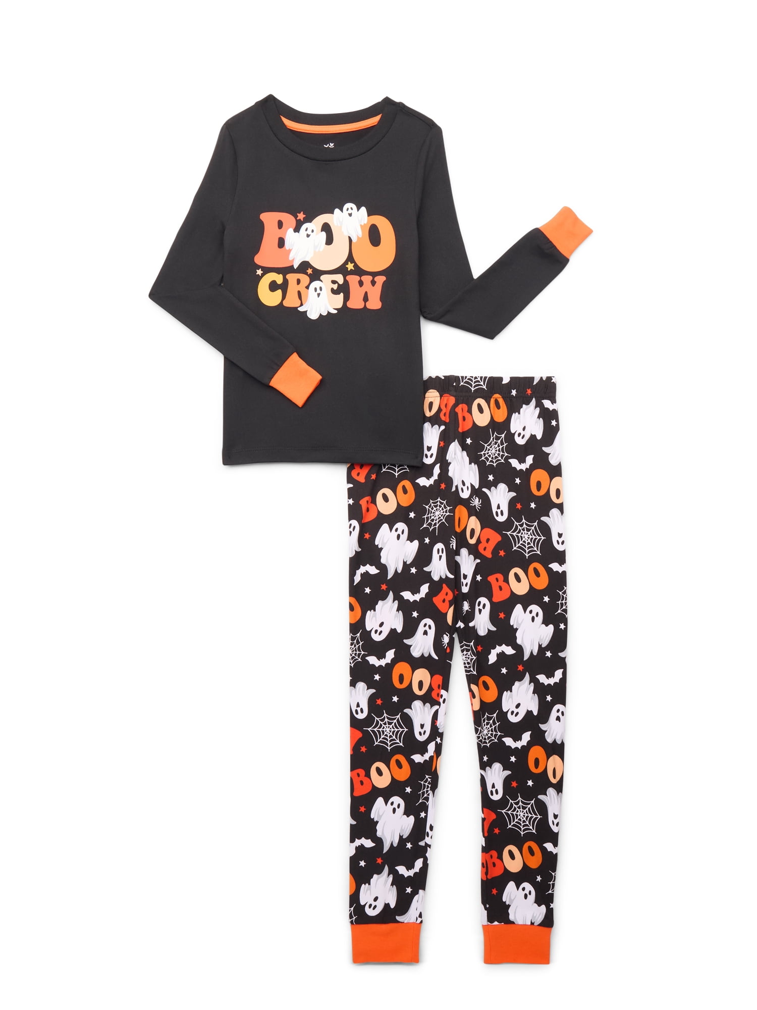Halloween Unisex Kids Matching Family Pajama Set from Way to Celebrate, 2-Piece, Sizes 6-12
