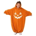 thumbnail image 2 of Grblisyd Pumpkin Halloween Jumpsuits Casual Long Sleeve Loose Onesie Loungewear Soft Cozy Plus Size Pumpkin Sleepwear, 2 of 6