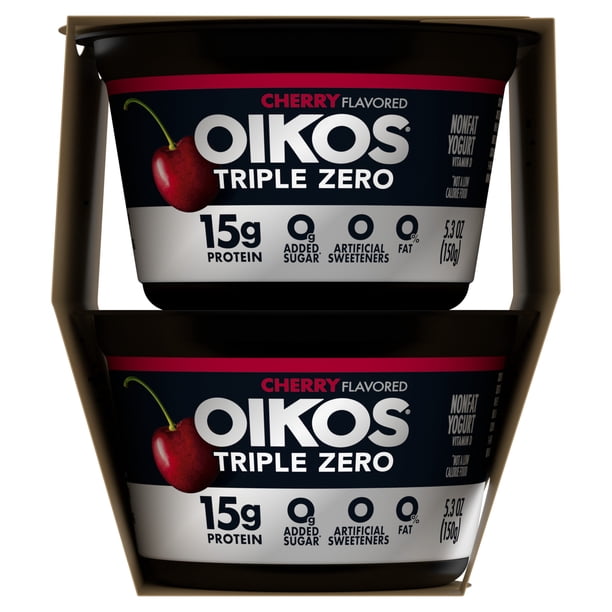 Oikos Zero Cherry 4pk | Yogurt stock for food distributors