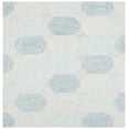 thumbnail image 2 of SAFAVIEH Abstract Jahn Geometric Area Rug, Ivory/Blue, 6' x 6' Square, 2 of 10