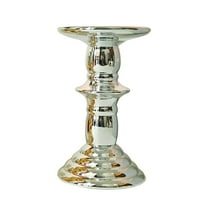 Ritual Candle Holder Tall Candlestick Party Candle Holder 15X9.2CM Silver