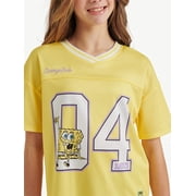 SpongeBob X Justice Girls Oversized Jersey, Sizes XS - XLP