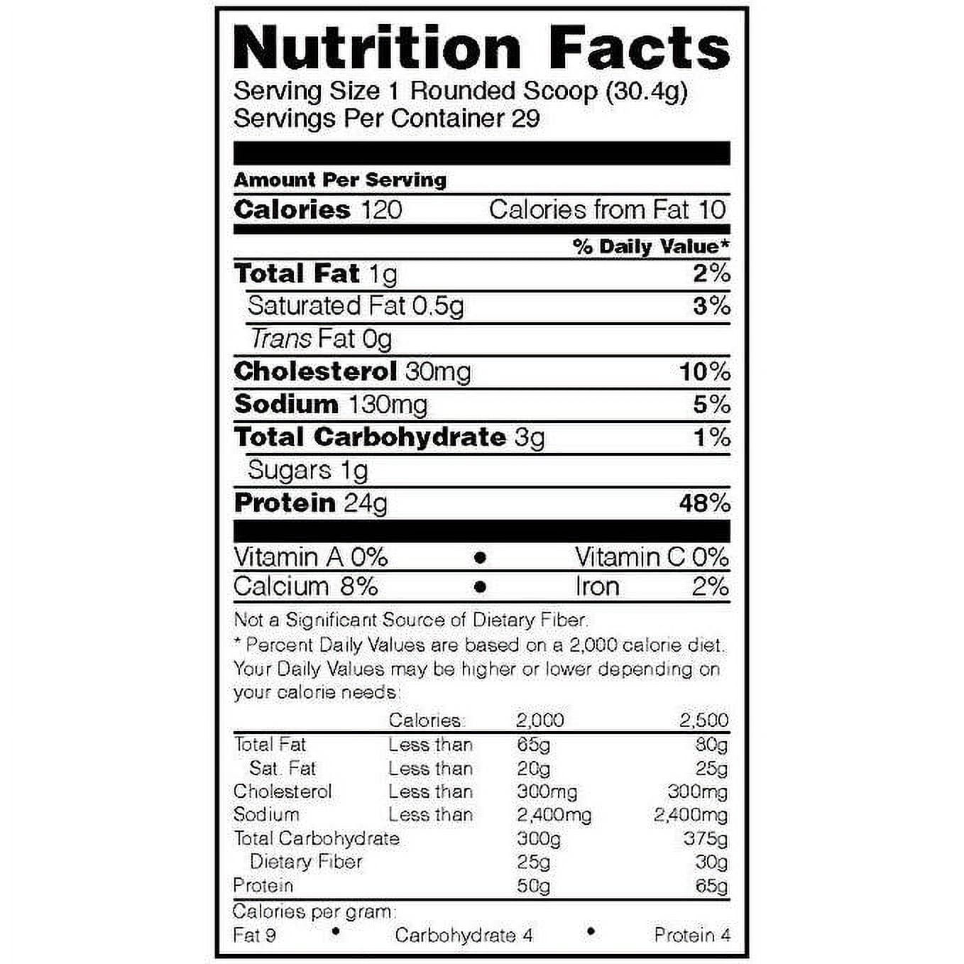 Optimum Nutrition Gold Standard 100% Whey Cookies & Cream, 2.07 lbs - Kroger