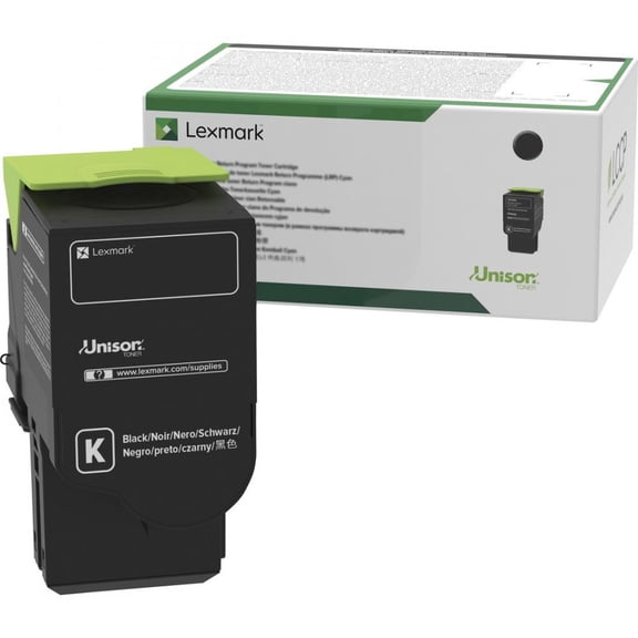 Lexmark Unison Original Standard Yield Laser Toner Cartridge - Black - 1 Each - 1000 Pages