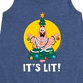 thumbnail image 3 of SpongeBob SquarePants - Patrick It's Lit - Toddler and Youth Girls A-line Dress, 3 of 6