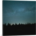thumbnail image 1 of ARTCANVAS Starry Night Sky Home Decor Canvas Art Print - Size: 12" x 12" (1.50" Deep), 1 of 9