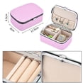 thumbnail image 2 of Joyero Organizador Portátil Pendientes Anillos Caja De Almacenamiento De Exhibición Con Cerradura Para Mujeres Scienceny AP006273-04, 2 of 6