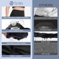 thumbnail image 2 of 3 Pack Plus Size Leggings with Pockets for Women - High Waisted Tummy Cool Soft Black Workout Yoga Pants, 2 of 5