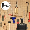 thumbnail image 4 of KALLORY Heavy Duty Garage Hook Wall Mounted Storage Hook Black for Tools and Garden Equipment Organization, 4 of 8