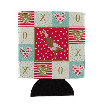 Caroline's Treasures CK5292CC Indian Runner Duck Love Can or Bottle Hugger, Can Hugger, multicolor