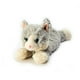 thumbnail image 1 of Peluche de peluche Warmies Grey Cat, acogedor, calefactable, con color lavanda, 1 of 5