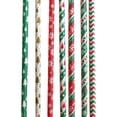 thumbnail image 4 of Pajitas de papel de Navidad de 25 piezas, pajitas de copo de nieve para beber, decoraciones navideñas para el hogar, Feliz Año Nuevo, suministro para fiesta de Noel 2022, 4 of 4