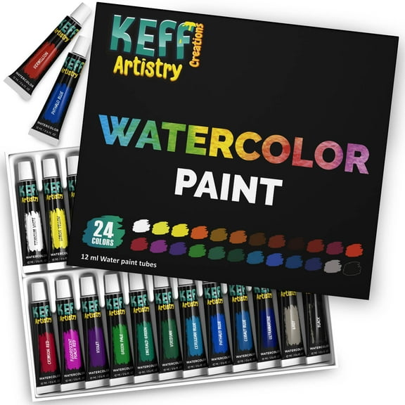 24 Watercolor Paint Set