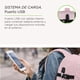 thumbnail image 4 of Mochila Para Viaje Impermeable BAGIAU 15.6'' Varios Colores rosa claro 15.6", 4 of 6