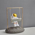 thumbnail image 4 of Lindo decoración de escritorio estatua de resina estatuilnos 3 Gloria figuritas portátiles de astronautas, 4 of 7