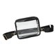 thumbnail image 5 of Bolso de hombro transparente cremallera de PVC impermeable billetera de compras de fitness aprobada en el estadio negro, 5 of 10