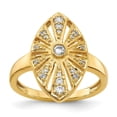 thumbnail image 6 of 14K Yellow Gold Diamond Vintage Ring (0.206Cttw) Ring Size 7, 6 of 7
