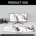 thumbnail image 2 of sixwipe Large Gaming Mouse Pad (XXL), Non Slip 35.4 x 15.7 inches Computer Pad for Desk with Coaster, 3mm Thickened Big Rubber Base Mouse Mat with Stitched Edges for Work, Game, Office, Home, 2 of 8