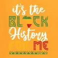 thumbnail image 6 of Wild Bobby It's The Black History For Me Black Pride Men Graphic Tee, Gold, XX-Large, 6 of 6