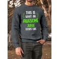 thumbnail image 2 of Awesome Judge Looks Like Sweatshirt Men -Smartprints Designs, Male Large, 2 of 4